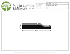 11/16"x4-1/2" Base BAPL41226