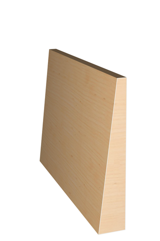 Three dimensional rendering of custom base wood molding BAPL416 made by Public Lumber Company in Detroit.