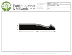 3/4"x5-1/2" Base BAPL51241