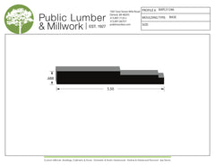 11/16"x5-1/2" Base BAPL51246