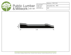 9/16"x5-1/4" Base BAPL51430