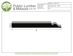 11/16"x7-1/2" Base BAPL71216