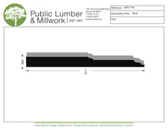 11/16"x7-3/4" Base BAPL7345