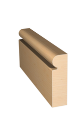Three dimensional rendering of custom casing wood molding CAPL2128 made by Public Lumber Company in Detroit.