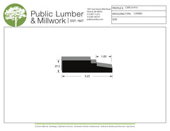 13/16"x3-1/4"  Casing CAPL31415