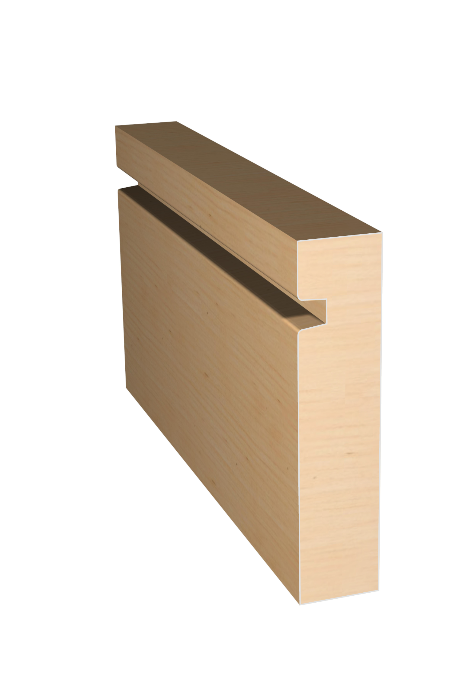 Three dimensional rendering of custom casing wood molding CAPL31420 made by Public Lumber Company in Detroit.