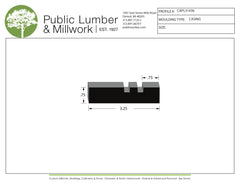 3/4"x3-1/4"  Casing CAPL31436