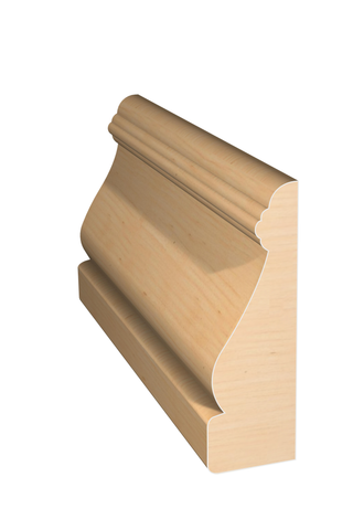 Three dimensional rendering of custom casing wood molding CAPL3148 made by Public Lumber Company in Detroit.