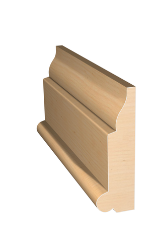 Three dimensional rendering of custom casing wood molding CAPL3182 made by Public Lumber Company in Detroit.