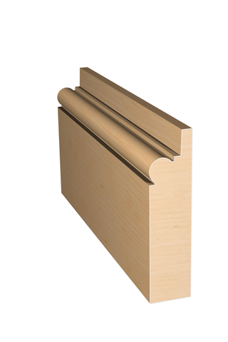 Three dimensional rendering of custom casing wood molding CAPL37 made by Public Lumber Company in Detroit.