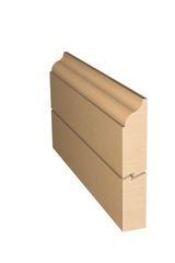 Three dimensional rendering of custom OG or ogee wood molding OGPL8 made by Public Lumber Company in Detroit.