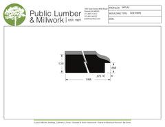 1-1/4" Edge Profile Moulding SKPL82