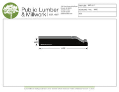 11/16"x4-1/2" Base BAPL4121