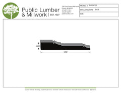 11/16"x4-1/2" Base BAPL4125