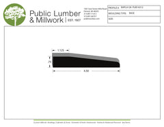 3/4"x4-1/2" Base BAPL4128