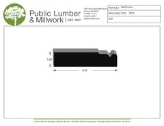 1"x4-1/4" Base BAPL41416