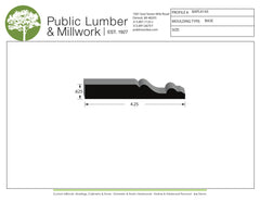 5/8"x4-1/4" Base BAPL4143