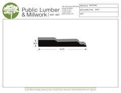 5/8"x4-3/8" Base BAPL4382