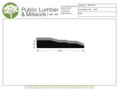 3/4"x4-3/8" Base BAPL4383