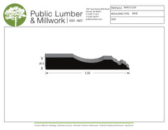 13/16"x5-1/2" Base BAPL51229