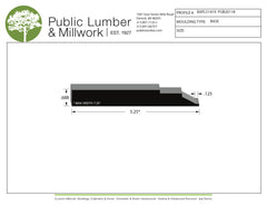 11/16"x5-1/4" Base BAPL51419