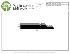 11/16"x5-1/4" Base BAPL5146