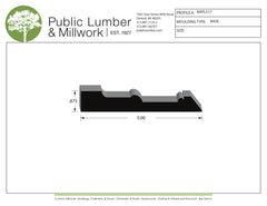 7/8"x5" Base BAPL517
