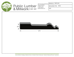 13/16"x5-3/4" Base BAPL5345