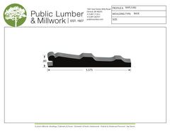 13/16"x5-3/8" Base BAPL5382