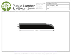 11/16"x5-3/8" Base BAPL5383