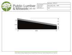1-1/2"x6" Base BAPL613