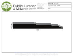 3/4"x7-1/2" Base BAPL7121