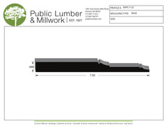 11/16"x7-1/2" Base BAPL7122