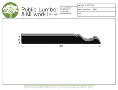 3/4"x7-3/8" Base BAPL7383