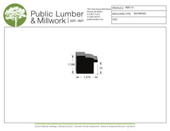 1-3/16"x1-3/8" Backband BBPL10