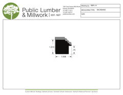 1-5/16"x1-7/16" Backband BBPL14