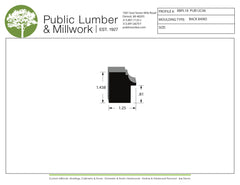1-7/16"x1-1/4" Backband BBPL18
