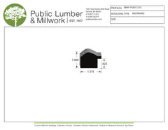 1-1/16"x1-3/8" Backband BBPL49