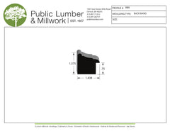 1-3/8"x1-7/16" Backband BBPL8