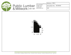 1-3/4"x1-1/8" Backband BBPL9
