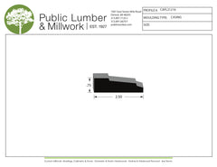 3/4"x2-1/2"  Casing CAPL21216