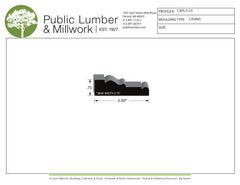3/4"x2-1/2"  Casing CAPL2123