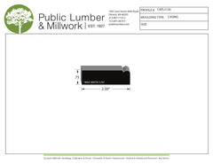 3/4"x2-1/2"  Casing CAPL2126