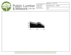 3/4"x2-1/4"  Casing CAPL2149