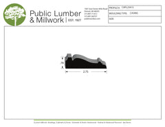 3/4"x2-3/4"  Casing CAPL23415