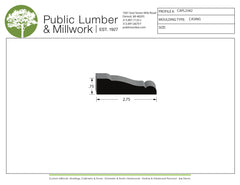 3/4"x2-3/4"  Casing CAPL2342
