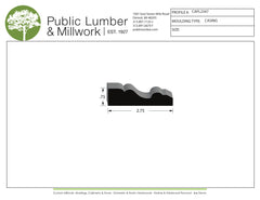 3/4"x2-3/4"  Casing CAPL2347