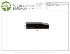 13/16"x3-1/2"  Casing CAPL31213