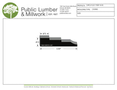 13/16"x3-1/2"  Casing CAPL31223