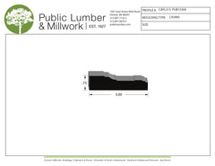3/4"x3"  Casing CAPL313
